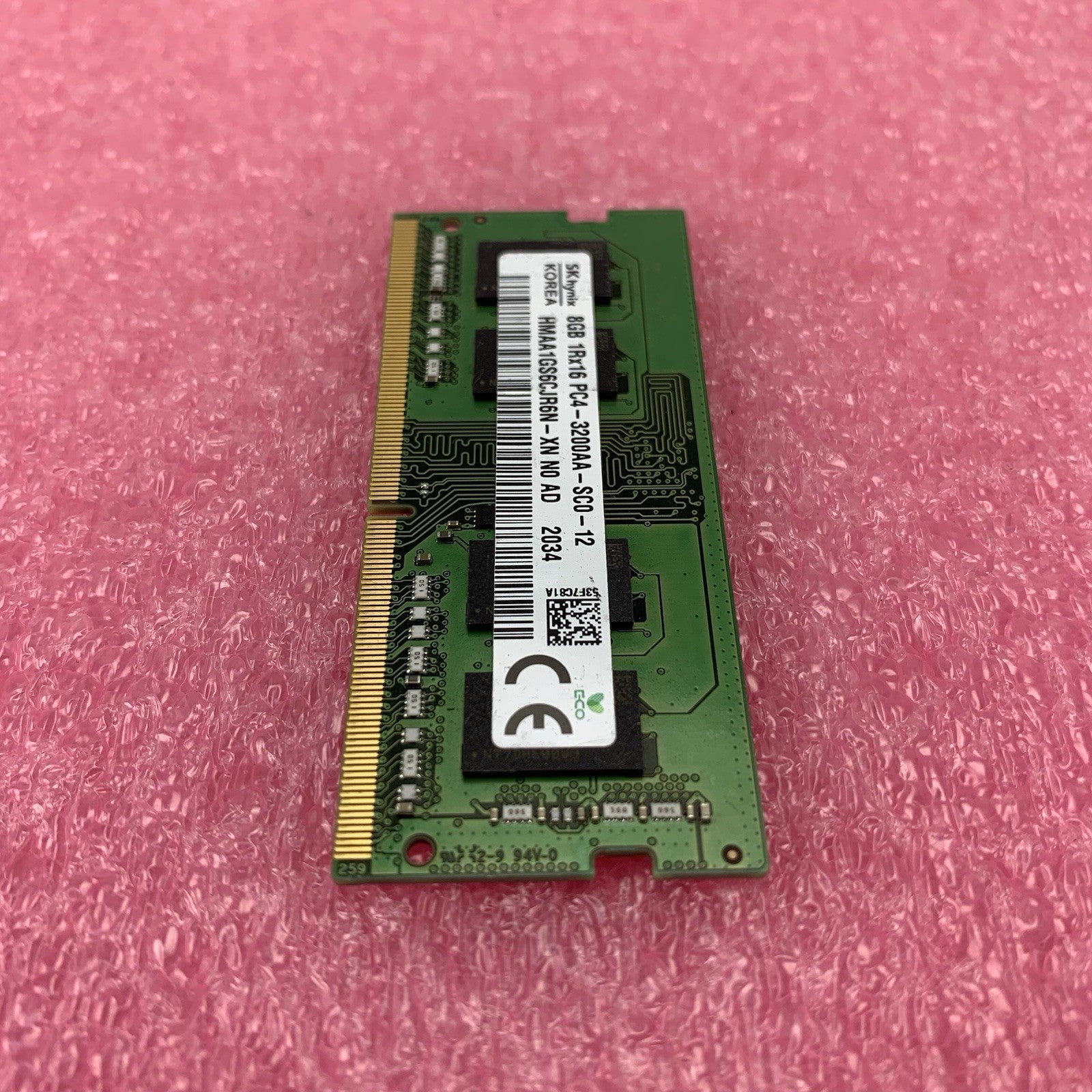 SK Hynix HMAA1GS6CJR6N-XN PC4-3200AA-SC0-12 8GB 1Rx16 Desktop Memory RAM2