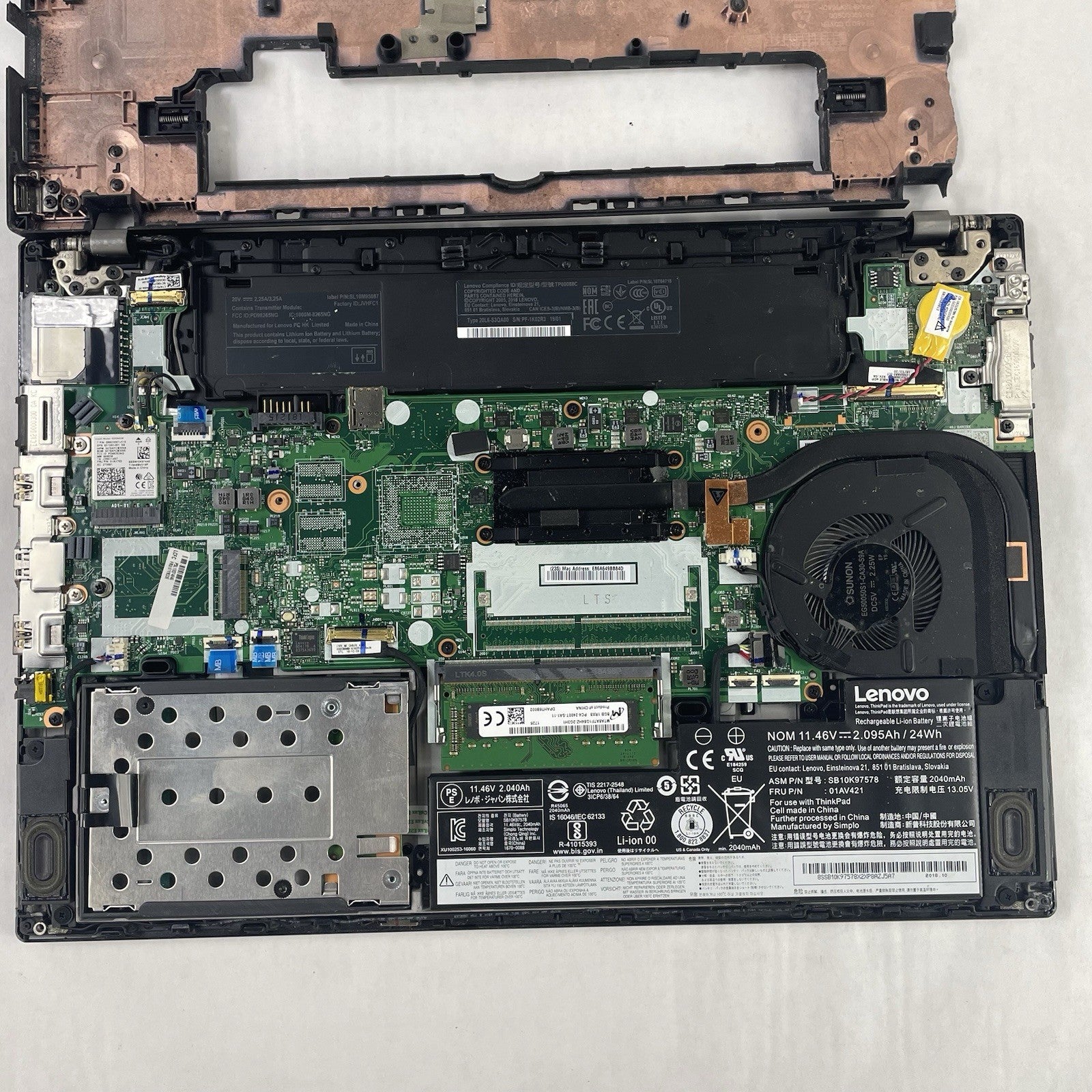 Lenovo ThinkPad T480 14" i5-8350U 1.70 GHz 8 GB RAM No SSD No OS - READ21