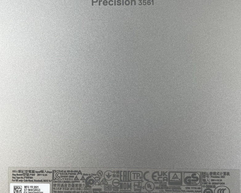 Dell Precision 3561 15.6" i5-11500H 2.90GHz 16GB RAM Quadro QN10-M3 No SSD/OS/AC