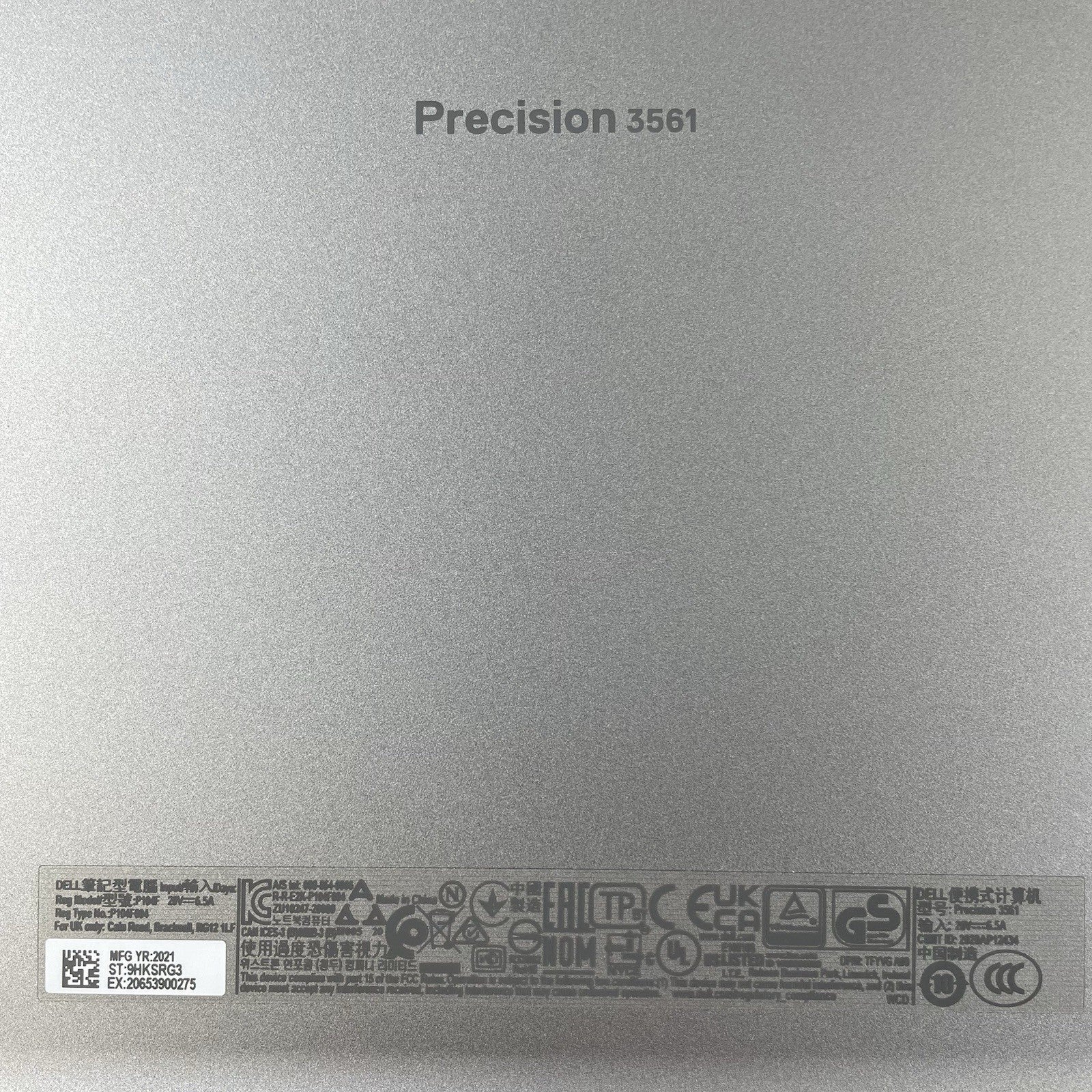 Dell Precision 3561 15.6" i5-11500H 2.90GHz 16GB RAM Quadro QN10-M3 No SSD/OS/AC15