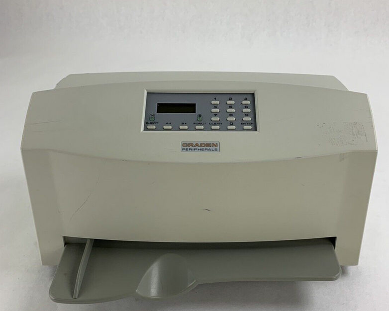 Craden Peripherals DP9 Passbook/Transcation Printer No Ribbon Bad Carriage Parts