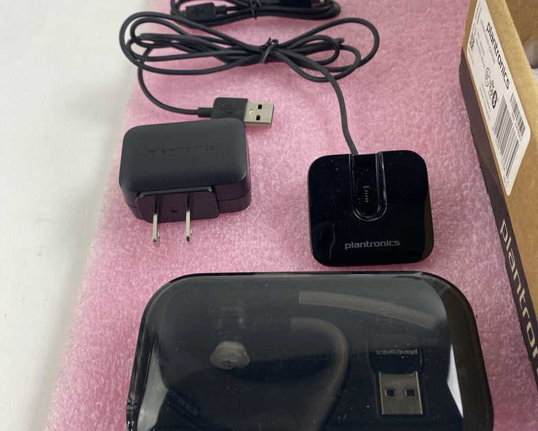 Plantronics B235 Voyager Legend UC Bluetooth Headset and Charging Case Untested
