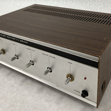 Realistic 32-2022 MPA-35 Public Address Amplifier MISSING KNOBS