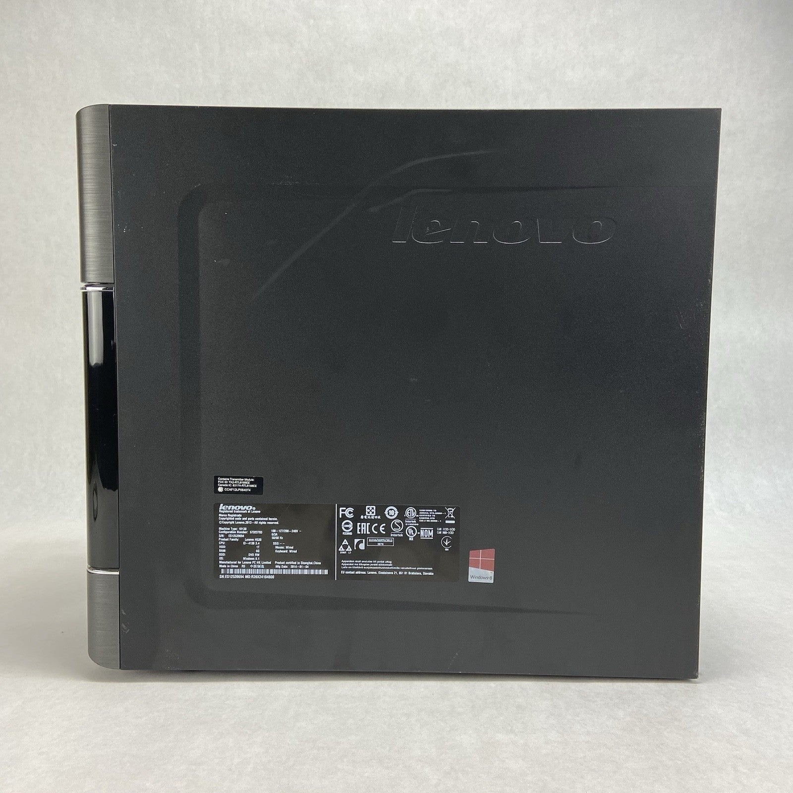 Lenovo H530 MT Intel Core i3-4130 3.4GHz 6GB RAM No HDD No OS3