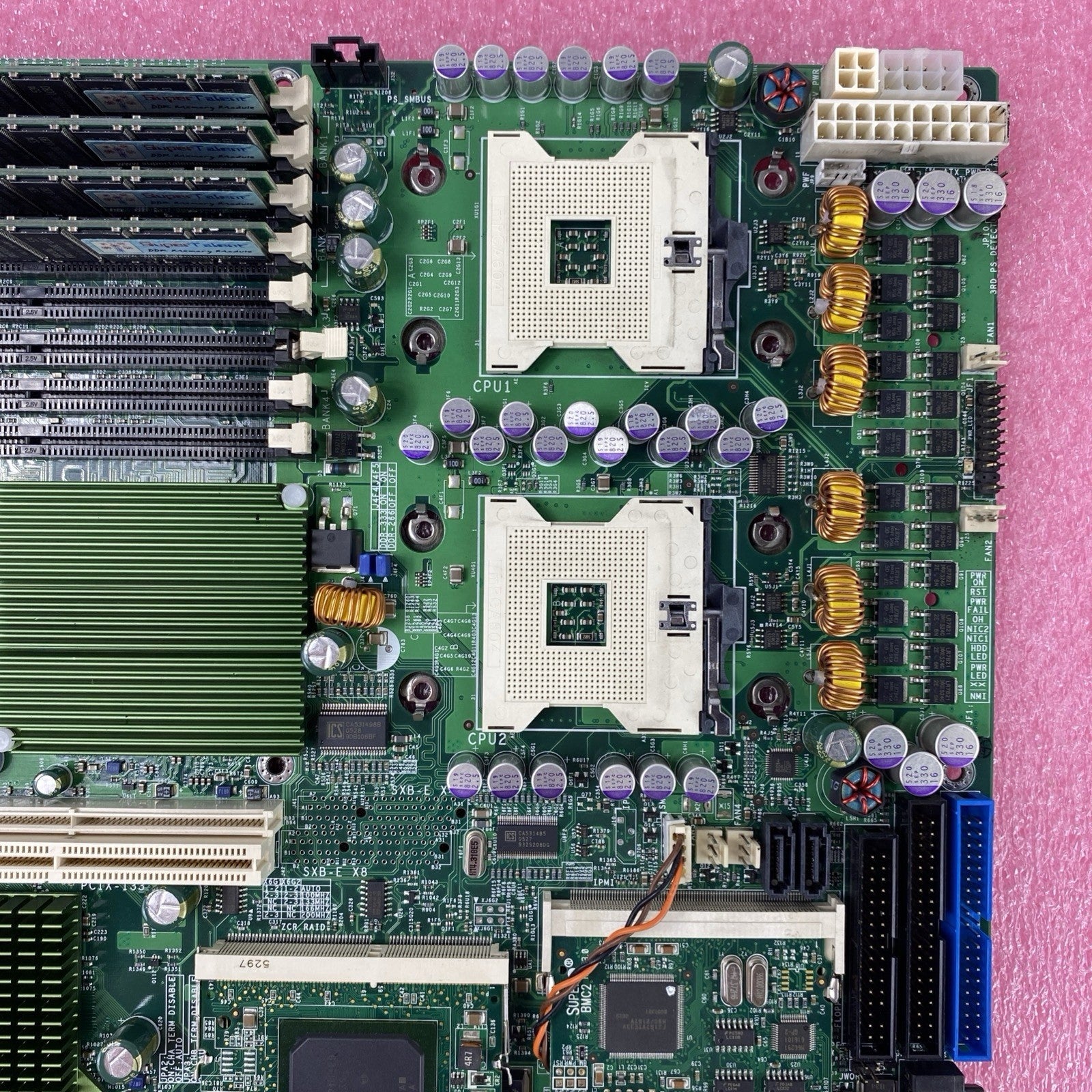 Supermicro X6DHR-X8G Motherboard 4GB RAM No CPU No Shield