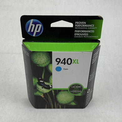 HP Officejet Pro 940XL C4907AN Cyan Ink Exp. June 2018 (Lot of 2)