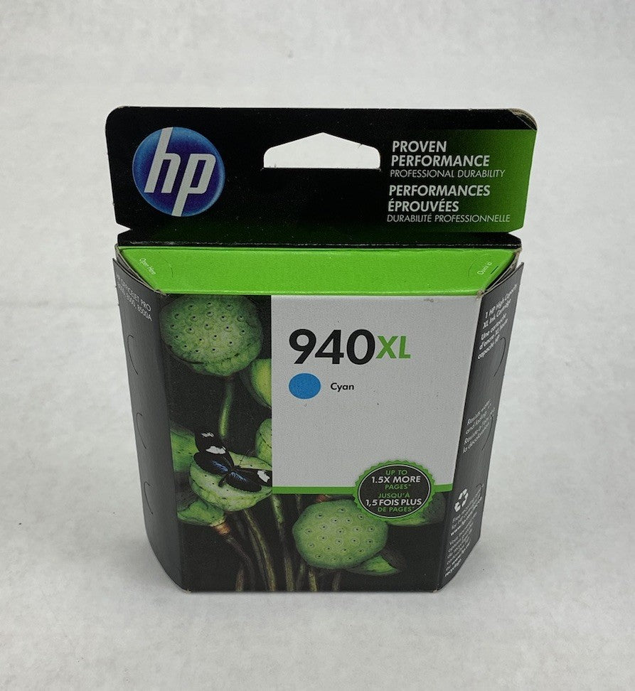 HP Officejet Pro 940XL C4907AN Cyan Ink Exp. June 2018 (Lot of 2)