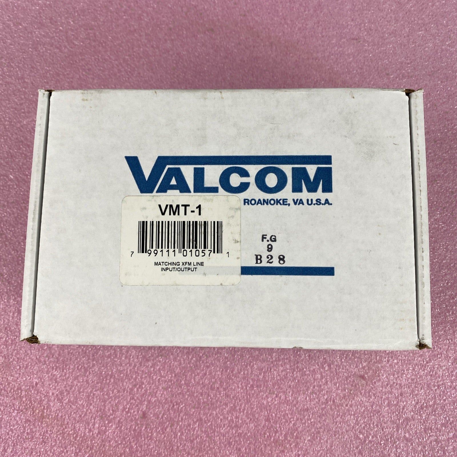 Valcom VMT-1 Matching XFM Line 1