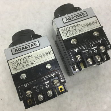Agastat E7012SC004 Relay, Lot of 2, Untested