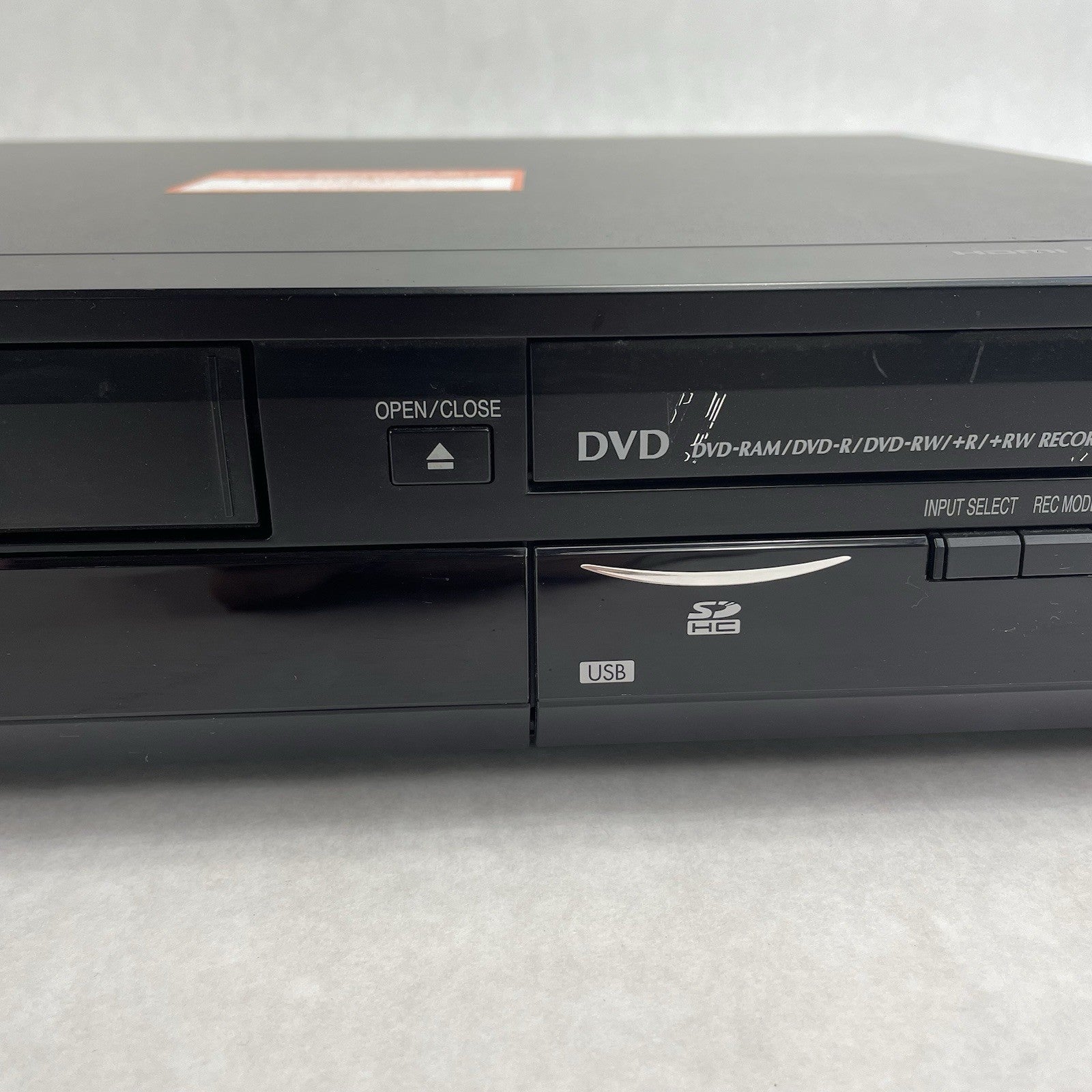 Panasonic DMR-EA38V DVD Recorder VCR Combo HDMI 1080p Tested No Power Cord