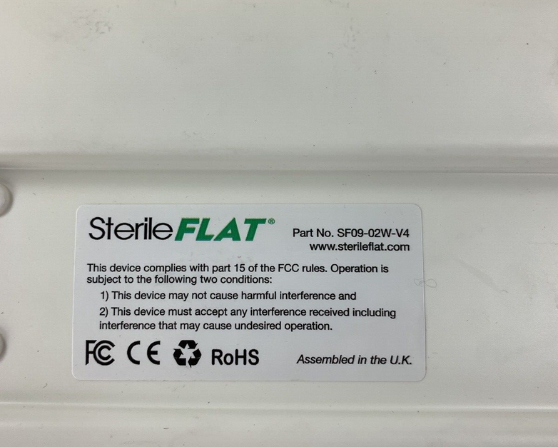 SterileFlat Wireless Antibacterial Medical Keyboard SF09-02W-V4 Missing Dongle