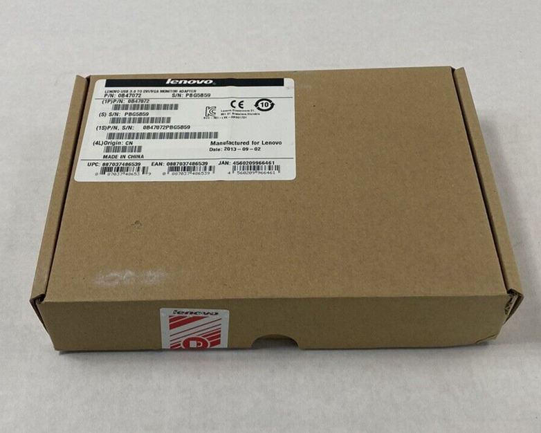 Lot of 2 Lenovo USB 3.0 to DVI/VGA Monitor Adapters Untested