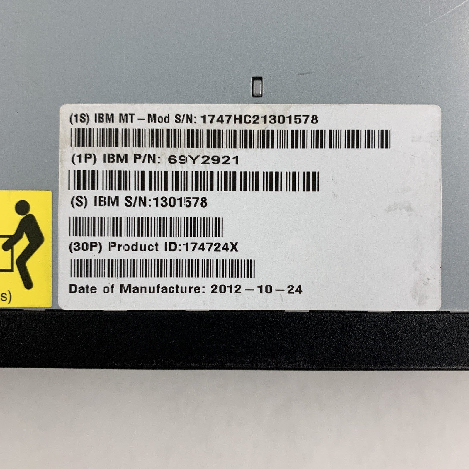 IBM 1747-HC2 69Y2921 170-6070-01 System Storage Enclosure Chassis 2x Power Supp