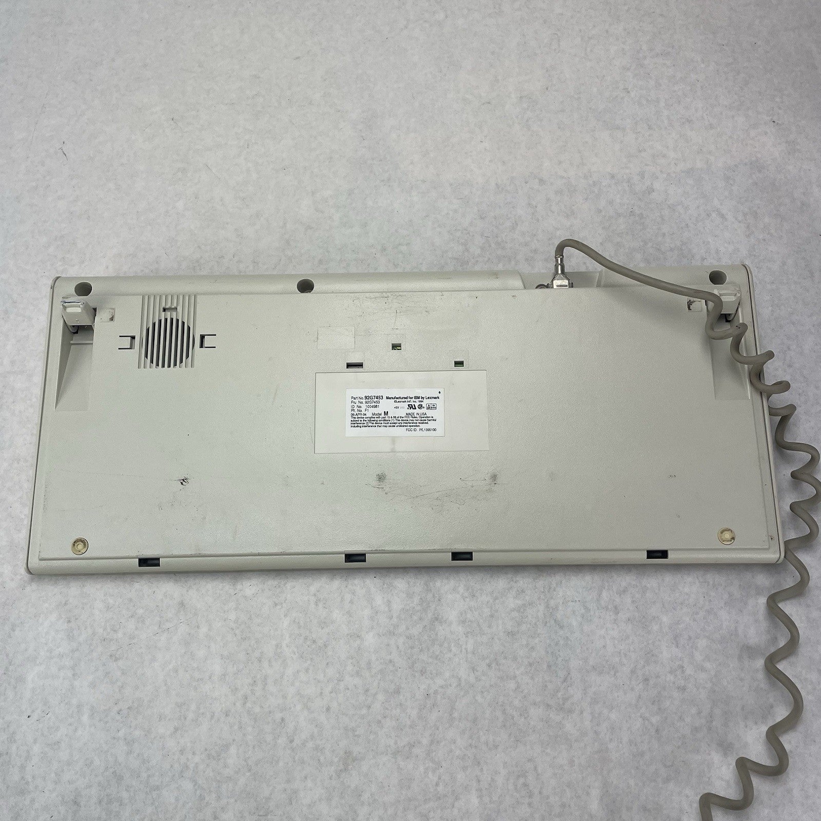 1995 IBM Model M Clicky Mechanical Keyboard 92G7453 Lexmark Missing Keycaps7