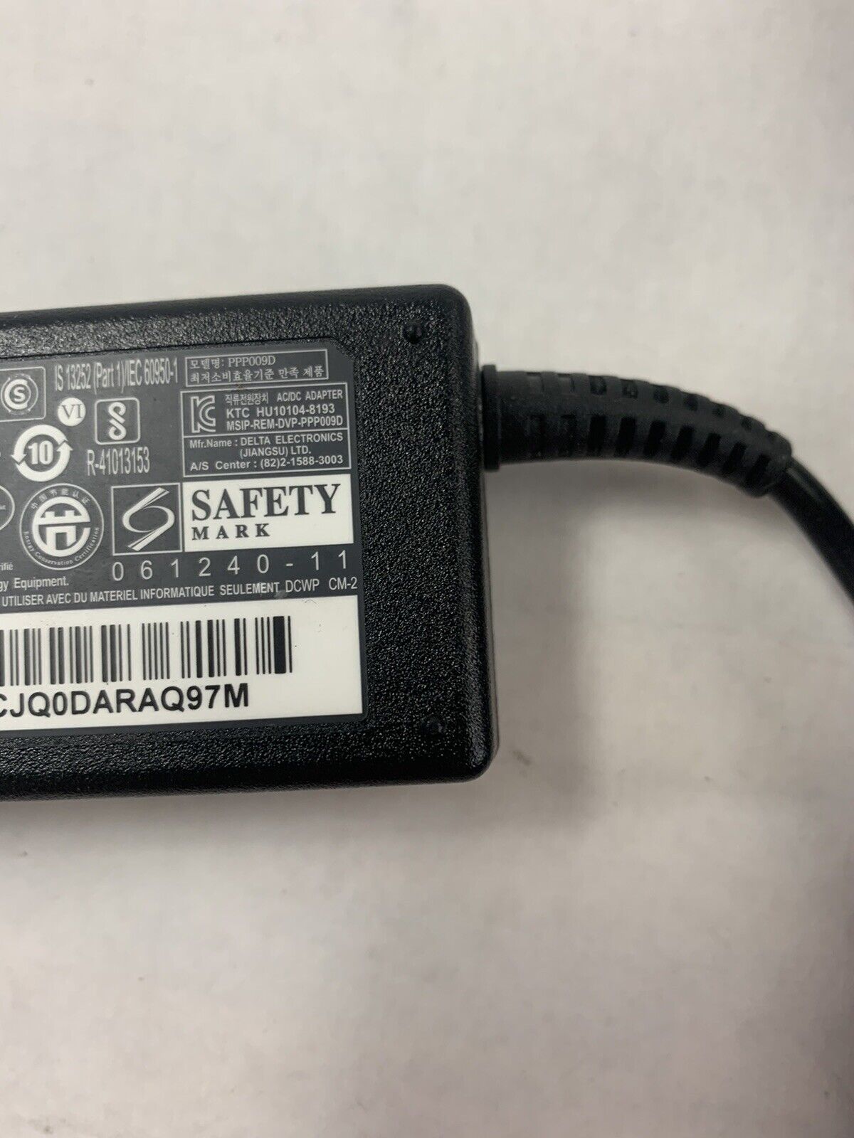 Mixed Lot of 4 HP 65W 19.5V 3.33A PPP009D PPP009C TPC-LA851 AC Adapter