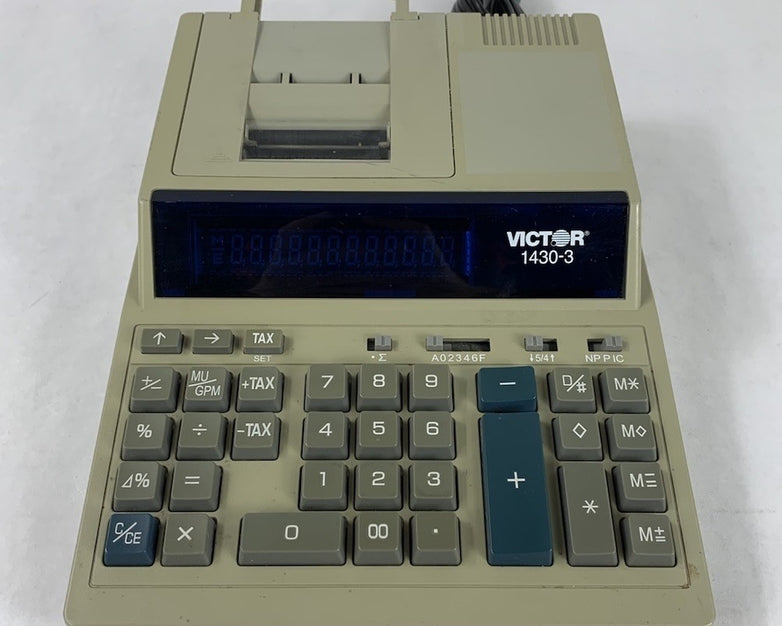 Victor 1430-3 Wired Printing Calculator
