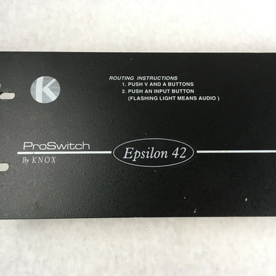 Knox ProSwitch Epsilon 42 4x2 Audio Video Control Board
