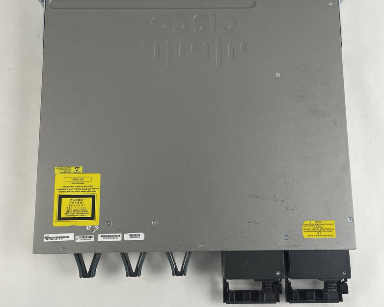 Cisco WS-C3850-48U-S V07 48-Port UPoE Switch  2x 1100W PSU Tested & Reset