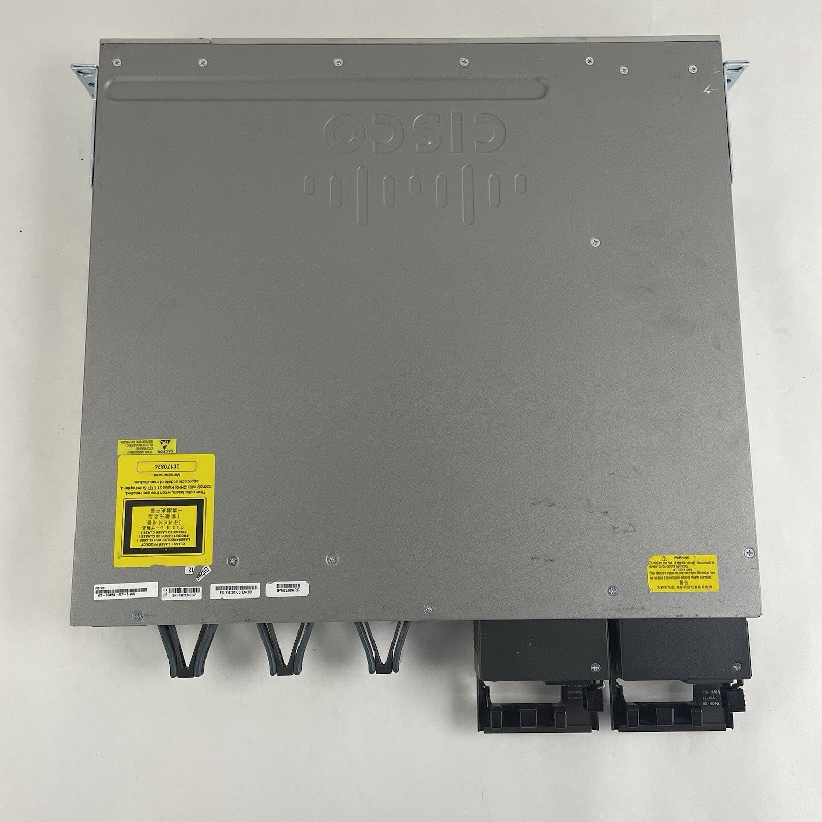 Cisco WS-C3850-48U-S V07 48-Port UPoE Switch  2x 1100W PSU Tested & Reset13