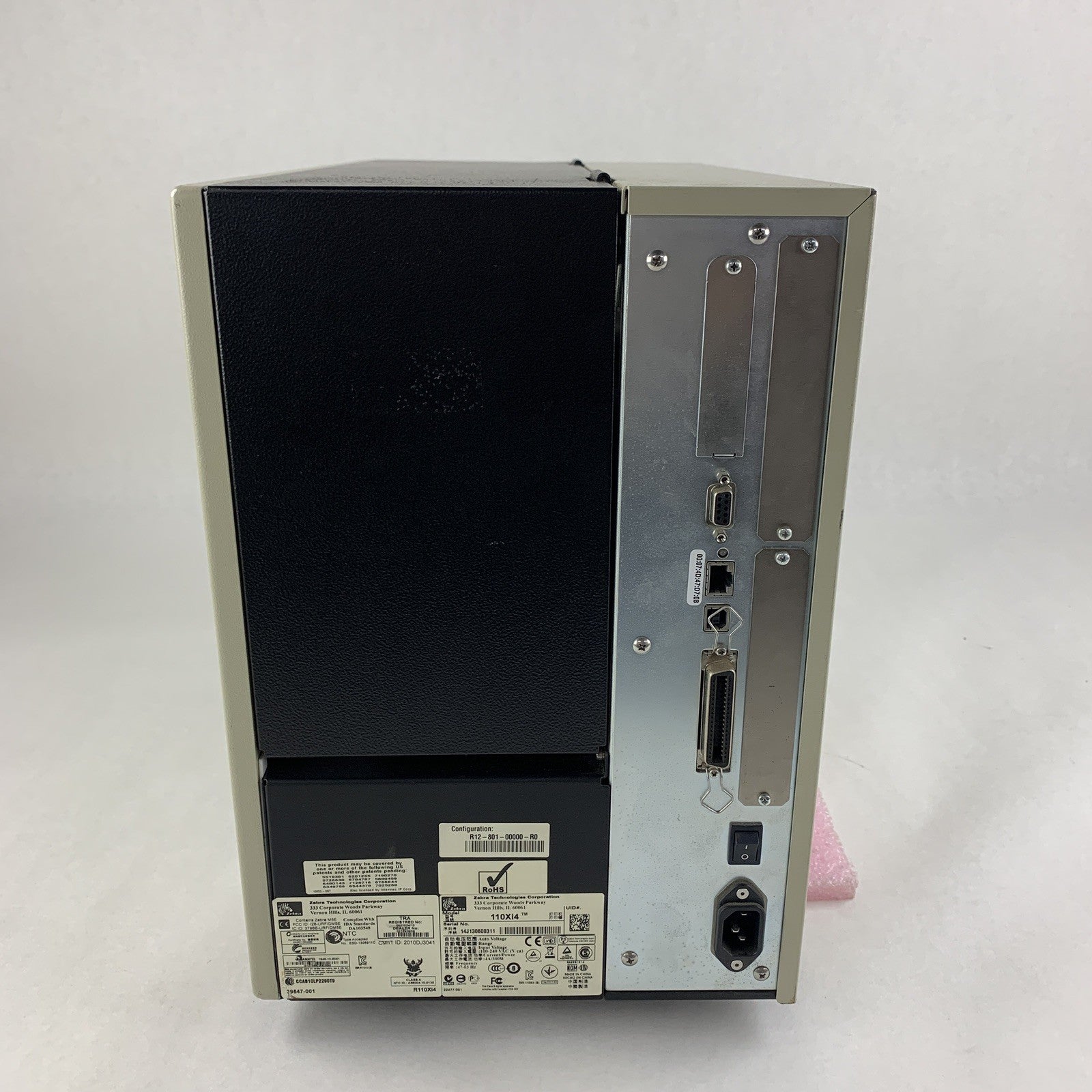 Zebra 110Xi4 203 DPi Thermal Label Printer USB Network Serial Parallel Tested