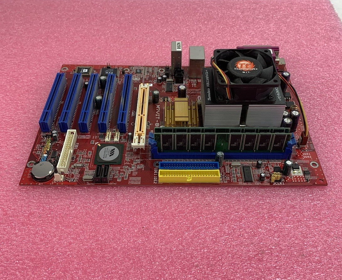 VIA KT600-8237 Motherboard AMD Athlon 1.1GHz 1GB RAM No Shield