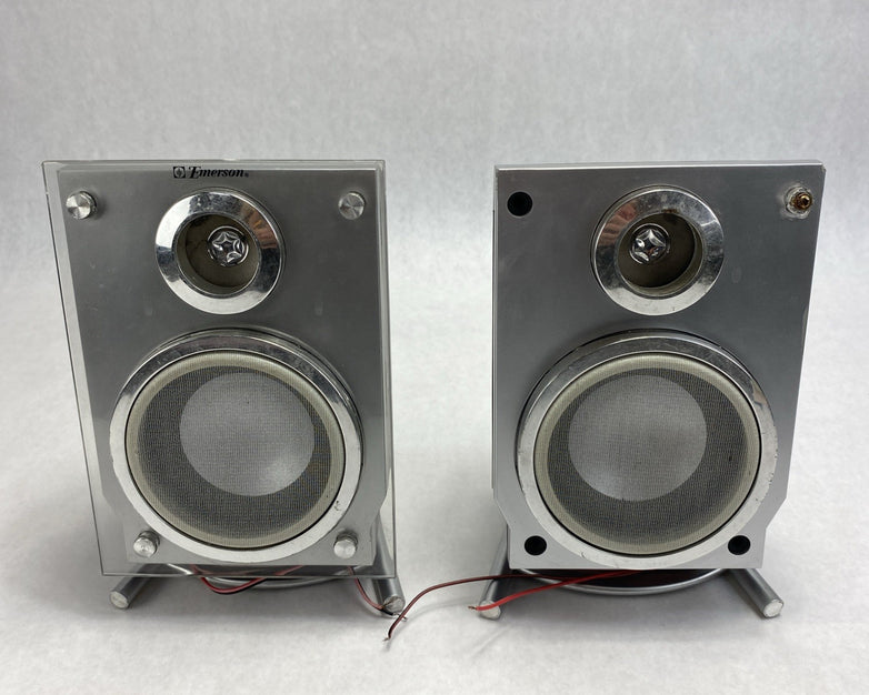 Emerson MS3108 3 CD Changer AM/FM Radio With Speakers - For Parts or Repair