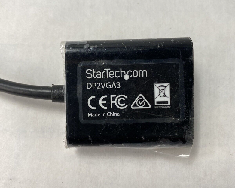 Lot of 5 StarTech DisplayPort Adapters DP2VGA3 DisplayPort Male to VGA Female