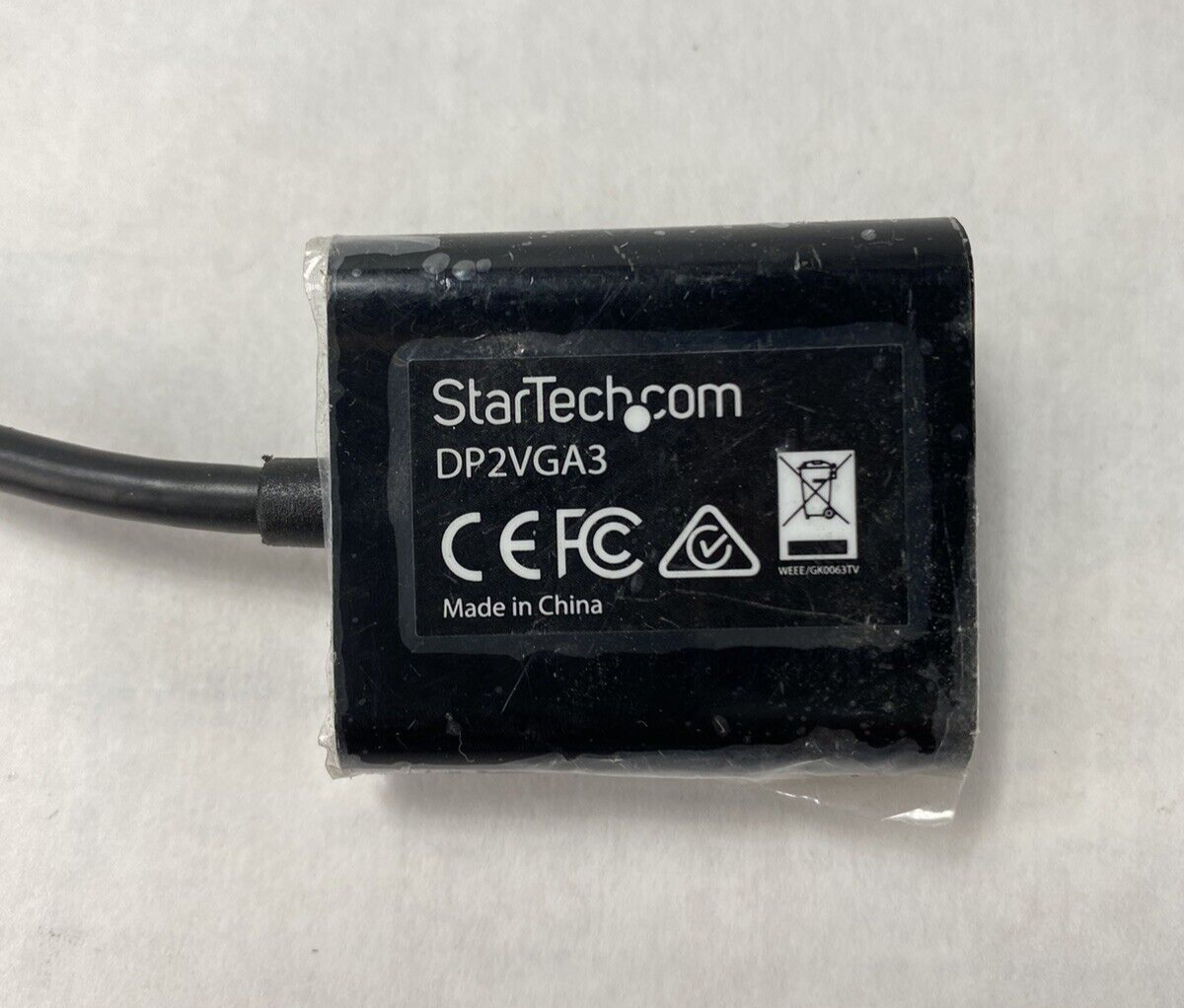 Lot of 5 StarTech DisplayPort Adapters DP2VGA3 DisplayPort Male to VGA Female