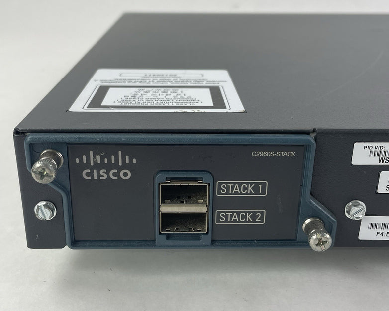 Cisco WS-C2960S-48FPS-L PoE+ Tested and Reset