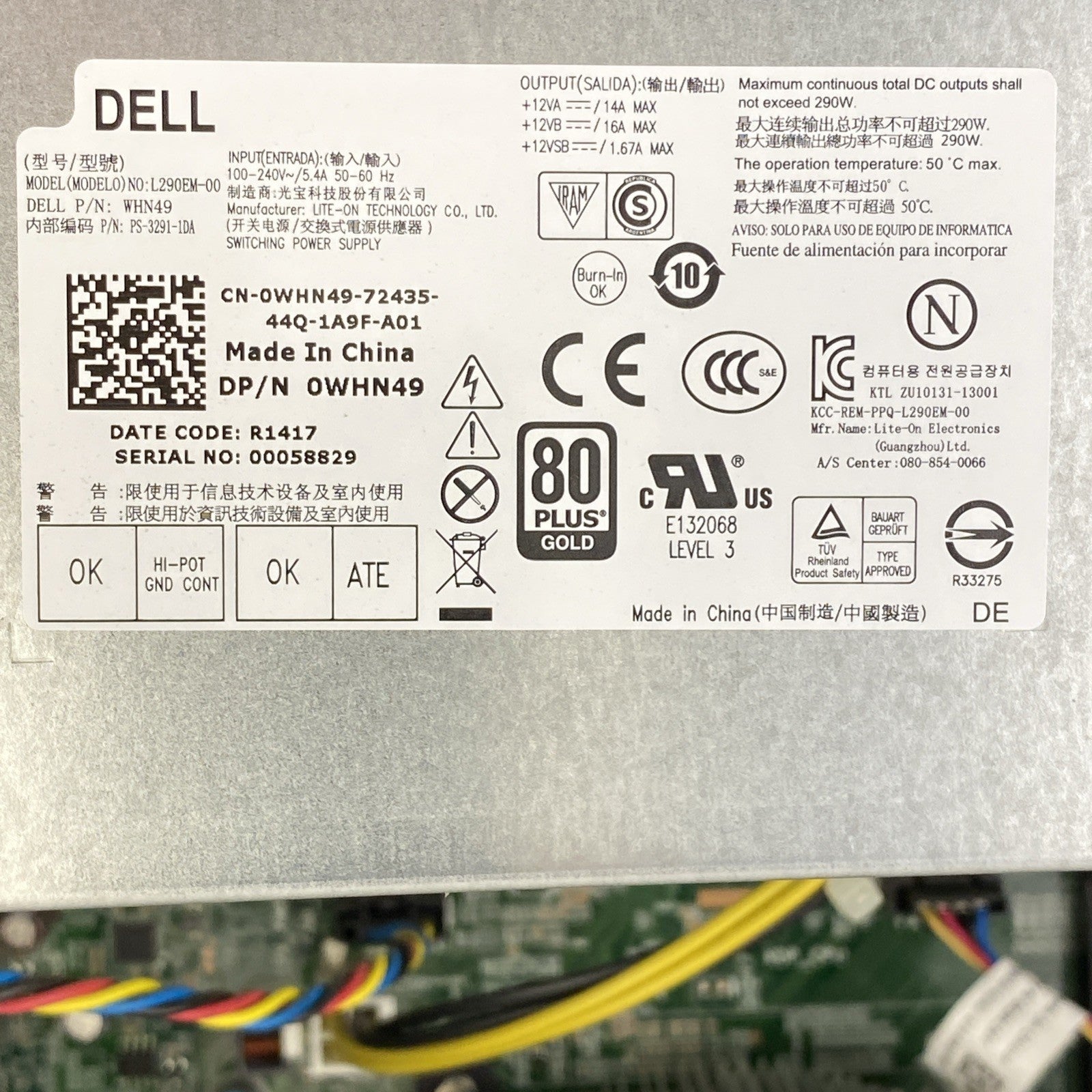 Dell Optiplex 9020 MT Intel QuadCore i5-4590 3.30GHz CPU 4GB RAM DVDRW No HDD OS