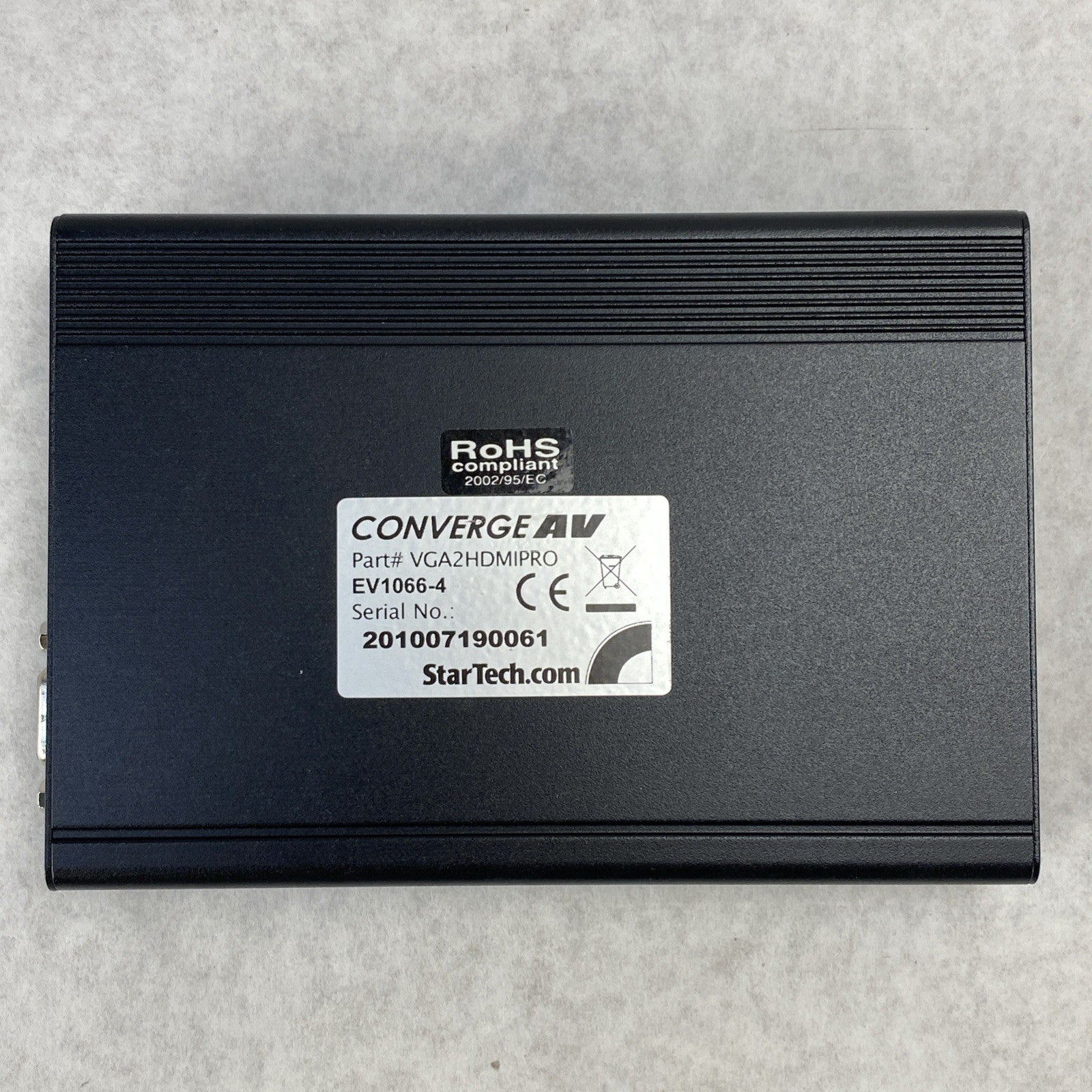 StarTech VGA2HDMIPRO ConvergeAV VGA To HDMI AV Converter/Scaler - With Cables 10