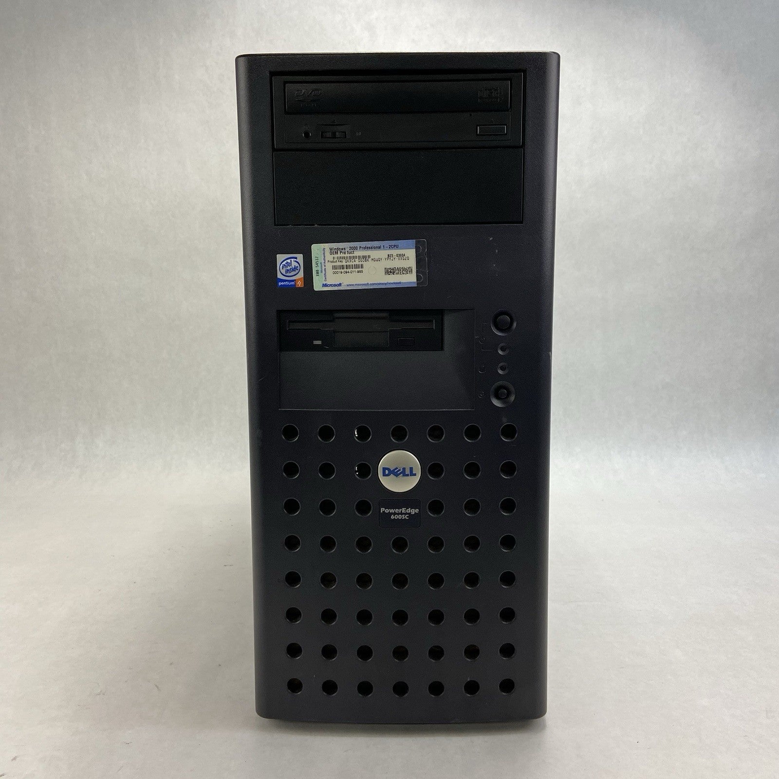 Dell PowerEdge 600SC Server Intel Pentium 4 1.8GHz 1.25GB RAM No HDD No OS1