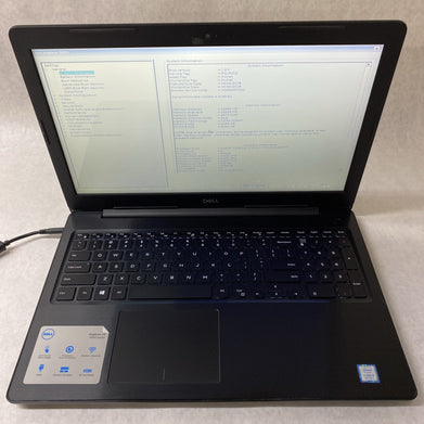 Dell Inspiron 5570 15.6" Intel Core i3-8130U 2.20GHz 12GB RAM No AC No HDD No OS