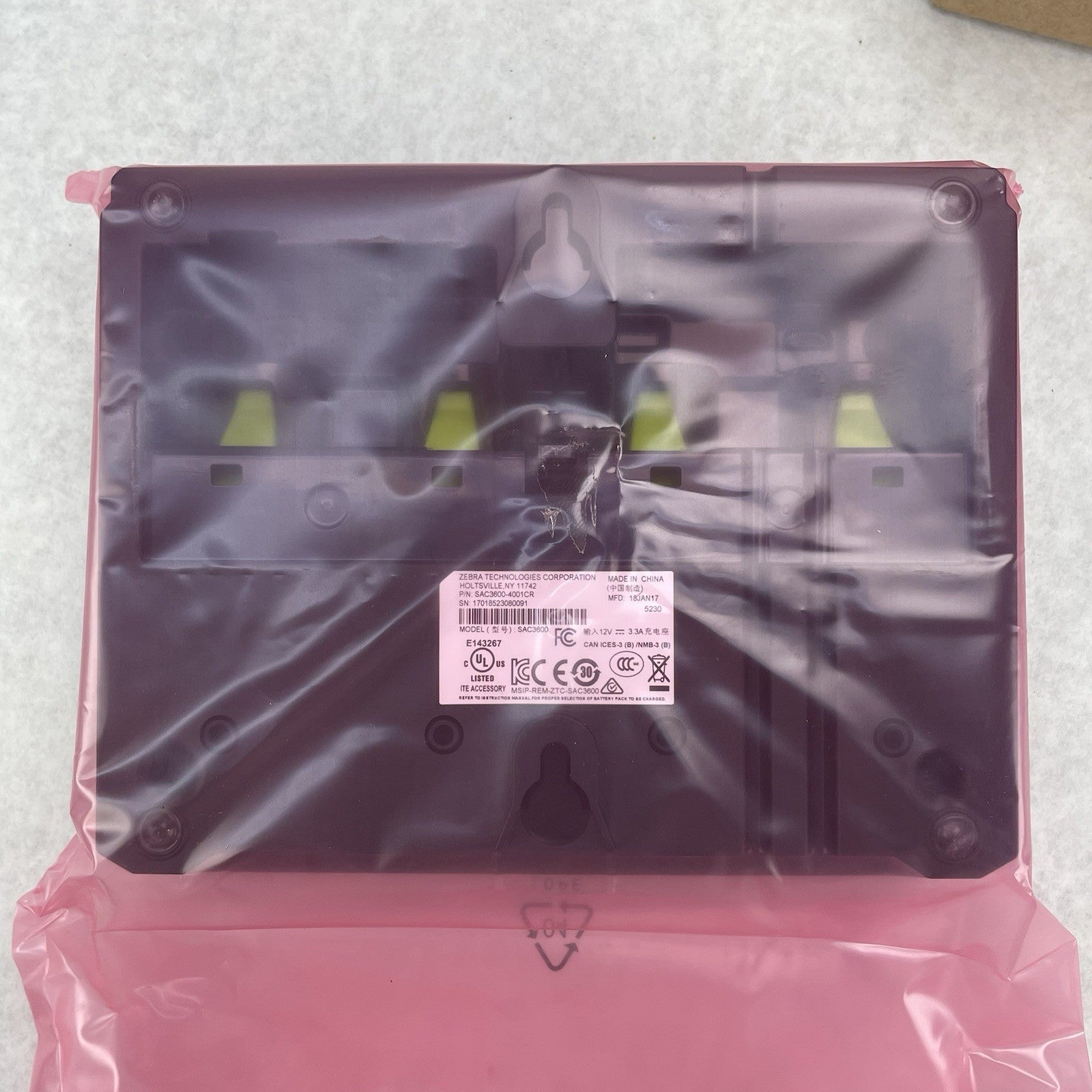 Zebra SAC3600 Series Battery Charger Open Box2