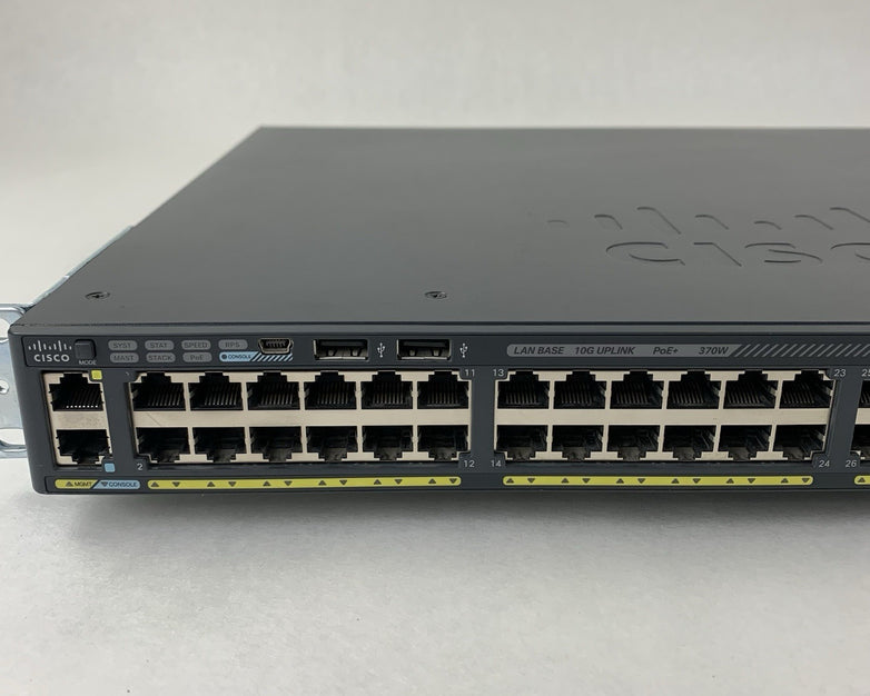Cisco Catalyst  WS-2960X-48LPD-L V03 48 Ports Network Switch C2960X Stack Tested