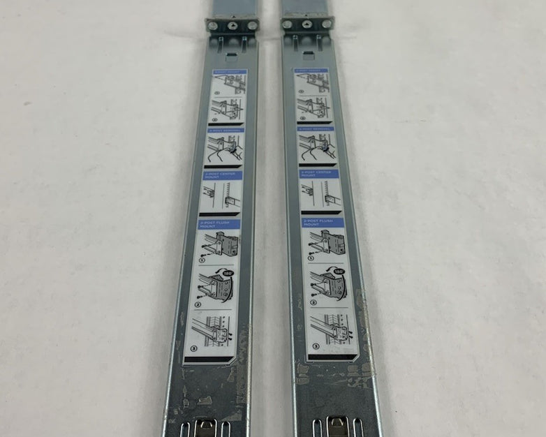 Dell X632K D419M Y419K Sliding PowerEdge L + R Inner and Outer Rail Kit