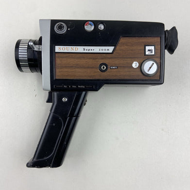 Vintage Synchronex Mark IV Movie Camera Japan 18467 Super Zoom & Case Untested