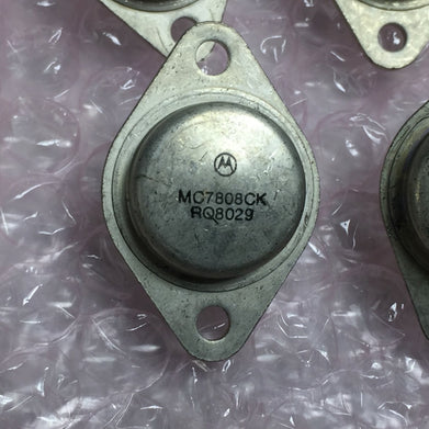 NOS Motorola MC7808CK Voltage Regulator  Lot of 5