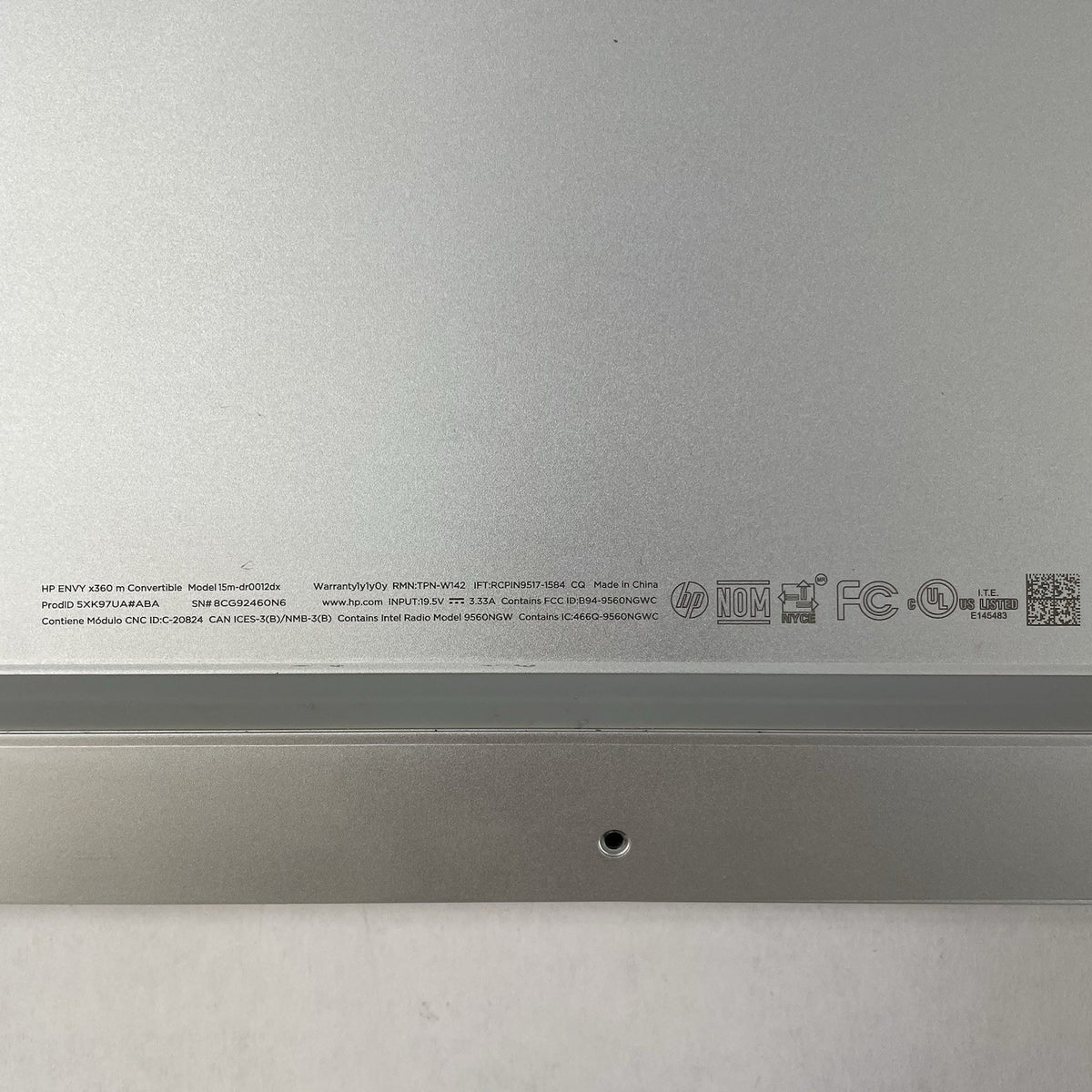 HP Envy x360 14" i7-8565U 1.80 GHz 8 GB RAM No SSD/OS/AC - Bad USB14