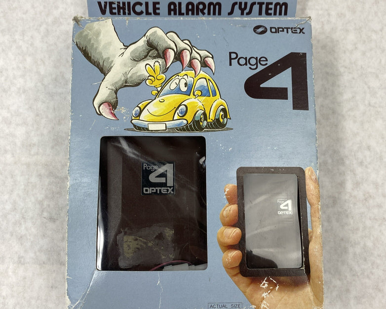Optex WG-5 Page 4 Vehicle Alarm System