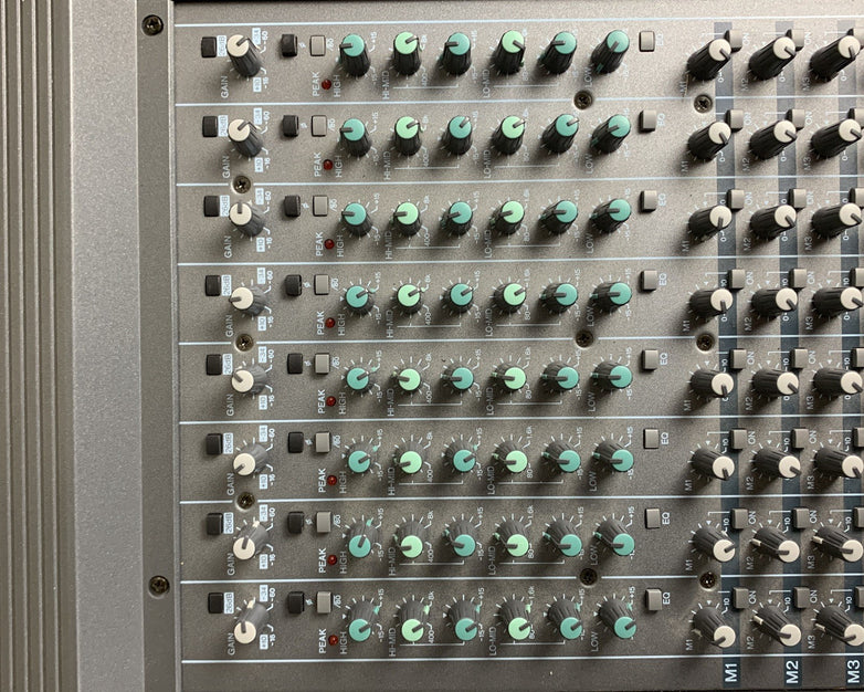 Yamaha Mixing Console MC24/12 XZ01 Tested w/ 2 Bad Lanes Parts and Repair