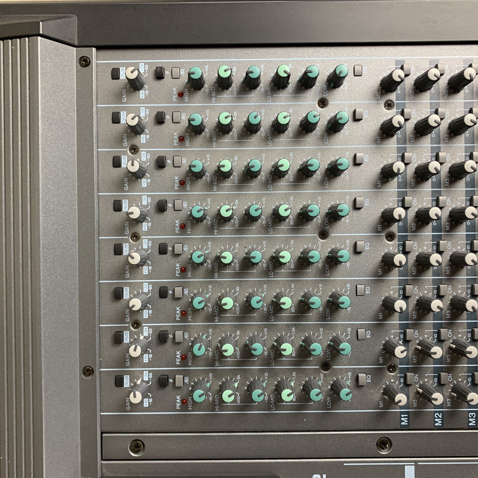 Yamaha Mixing Console MC24/12 XZ01 Tested w/ 2 Bad Lanes Parts and Repair