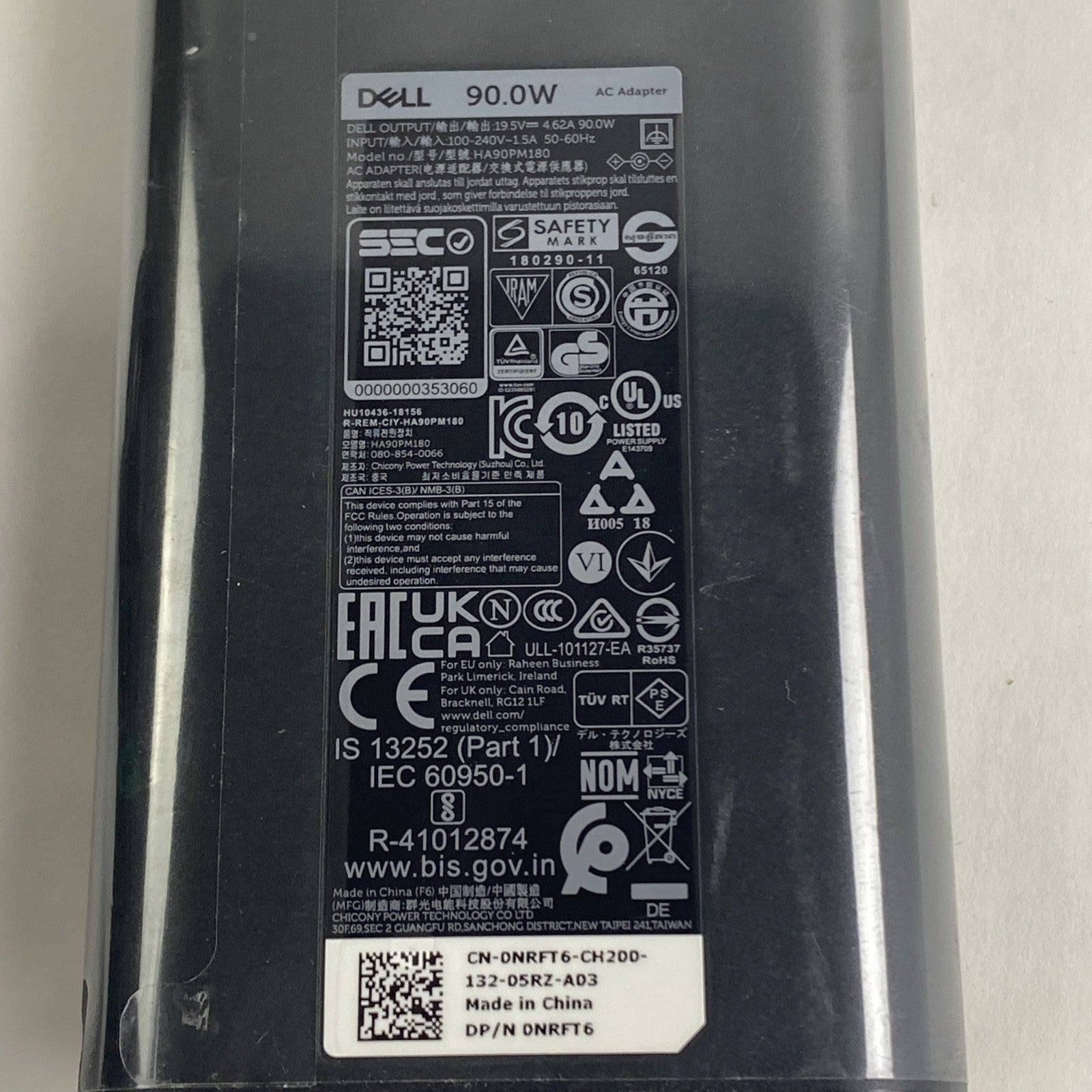 Dell HA90PM180 90W AC Adapter Lot of 74