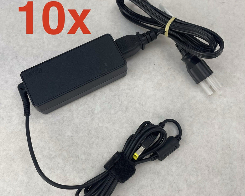 Lenovo AC Adapter  A19-065N2A - 65W, 100-240V 50-60Hz Lot of 10