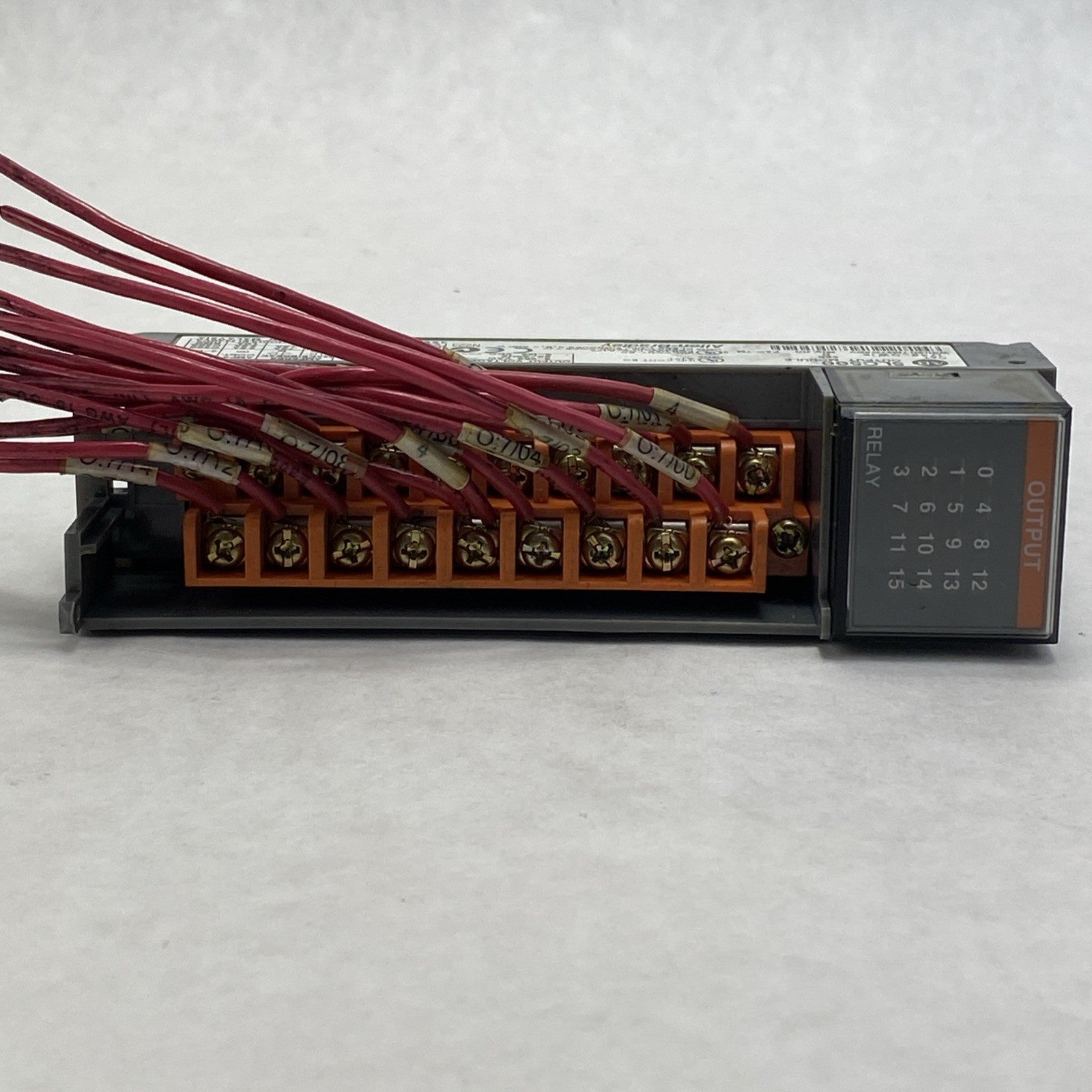 Allen-Bradley SLC500 Output Module 1746-OW16 Ser. D - Missing Cover And Untested4