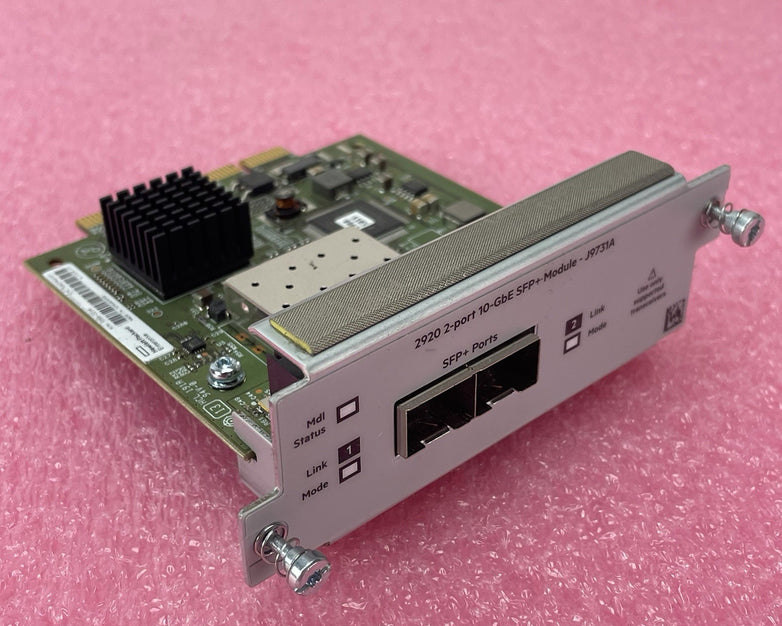 HP J9731A 2920 2 Port 10GbE SFP Module Tested & Reset Black