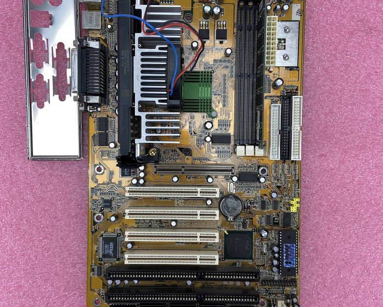 BioStar M6TBA Motherboard Intel Pentium III 450MHz 64MB RAM w/IO Shield