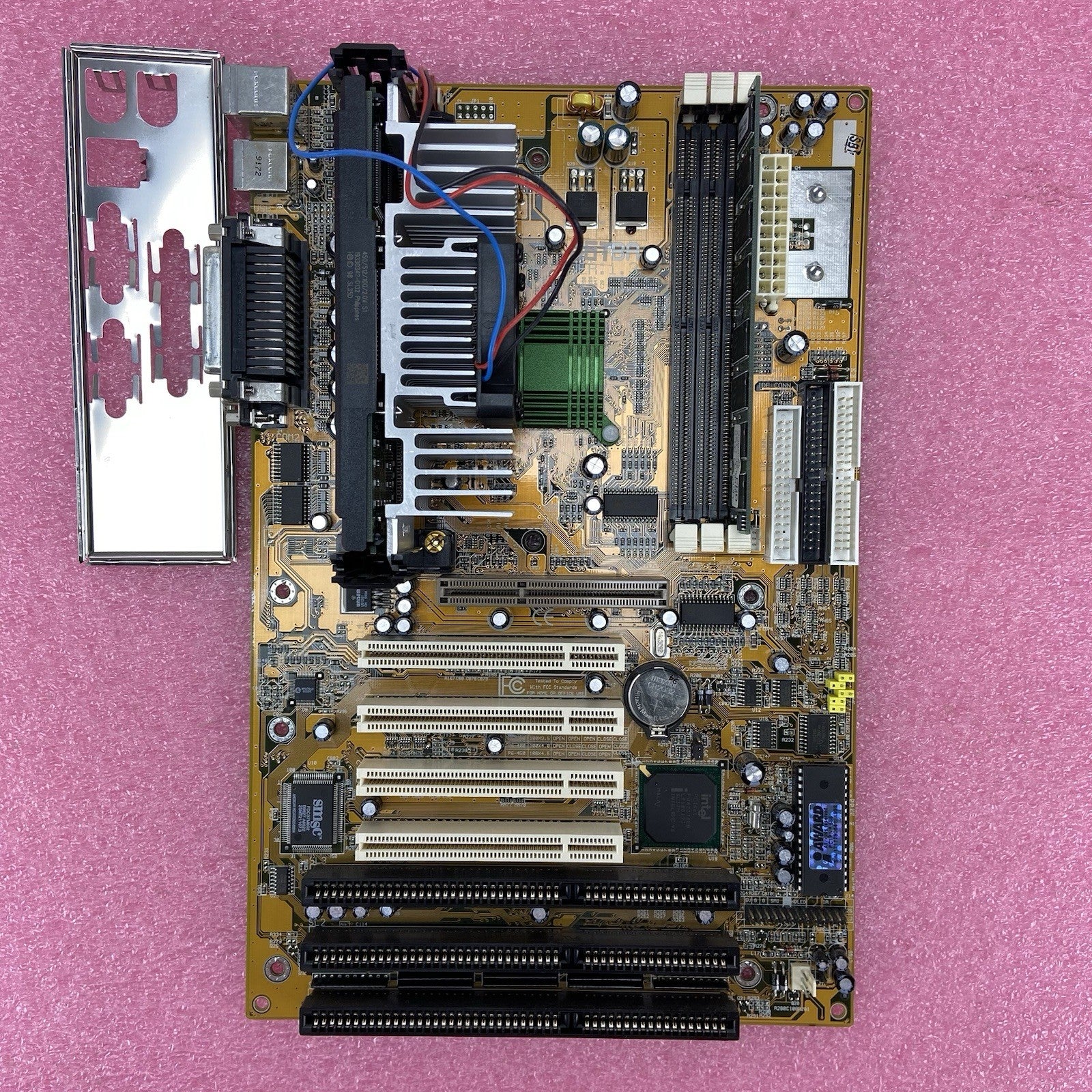 BioStar M6TBA Motherboard Intel Pentium III 450MHz 64MB RAM w/IO Shield5