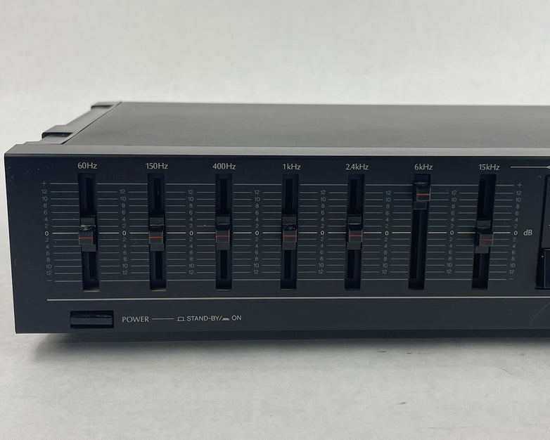 Sansui SE-300 Analog Stereo Graphic Equalizer Black