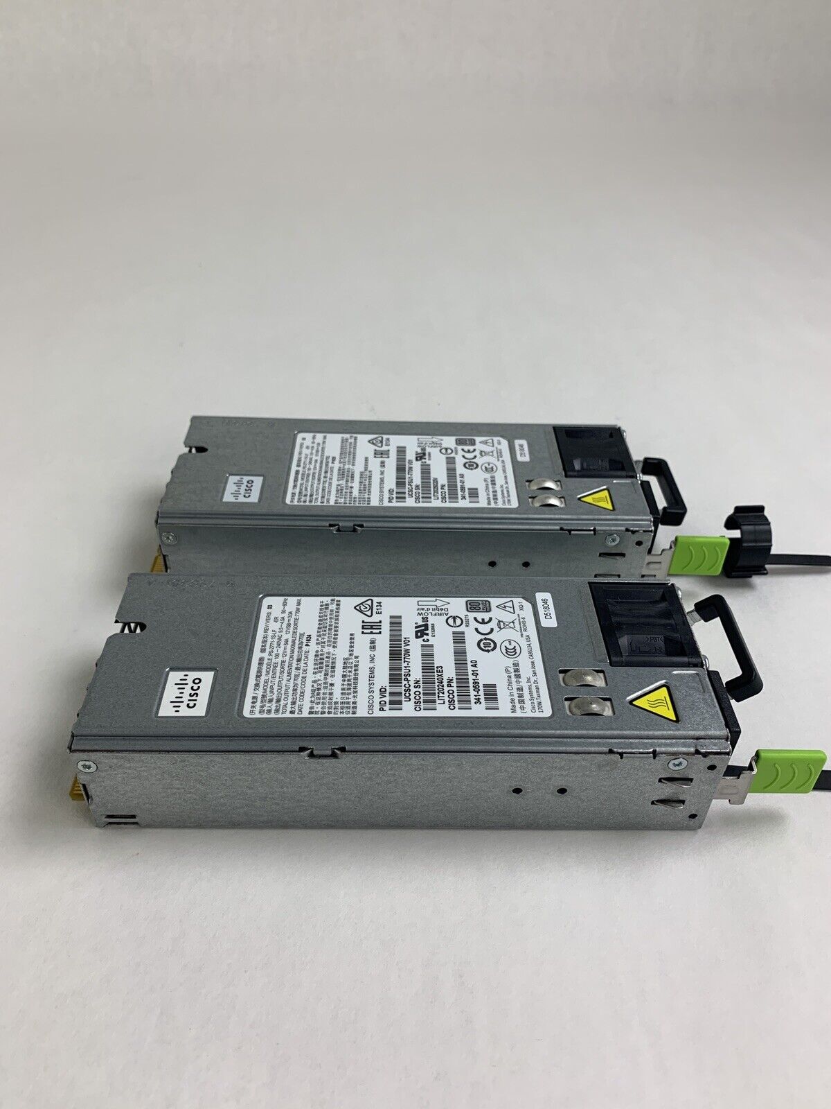 LOT OF 2 Cisco UCSC-PSU1-770W V01 770W Power Supply PS-2771-1S-LF Tested